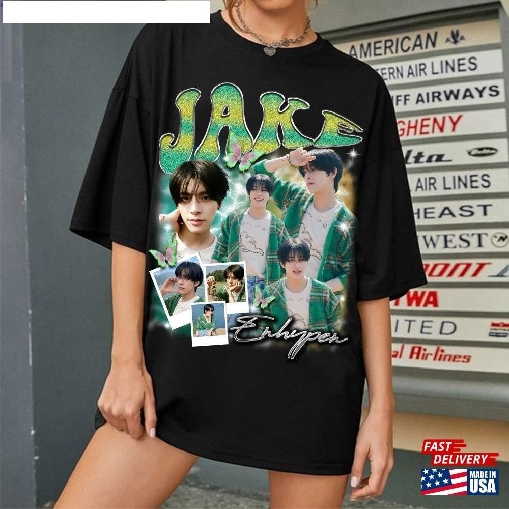 Jake T-Shirt Enhypen Fate Plus World Tour Shirt En 2024